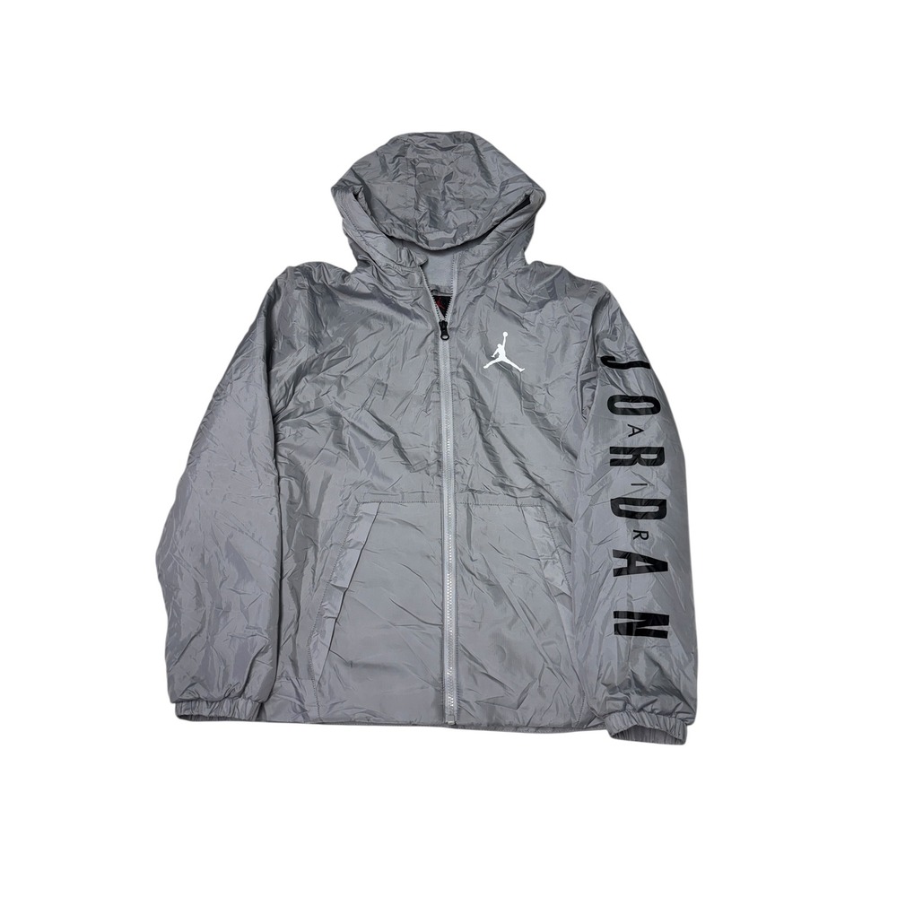 MICHAEL JORDAN "AIR JORDAN" CHICAGO BULLS Zippered‎ (Youth LG) Warm-Up Jacket